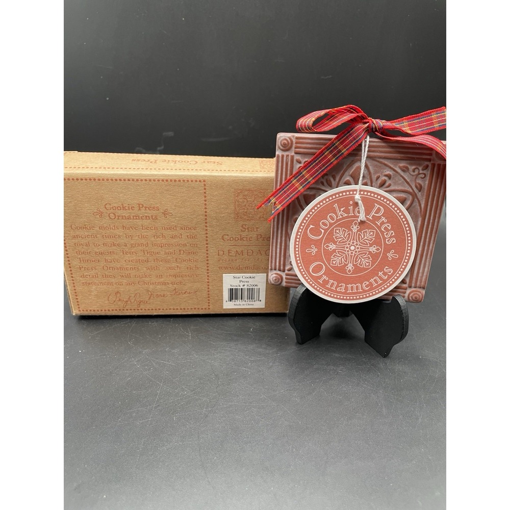 Demdaco Cookie Mold Press Clay Ornament By Terry Tigue Diane Turner
